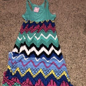 NWT Chevron Maxi Dress